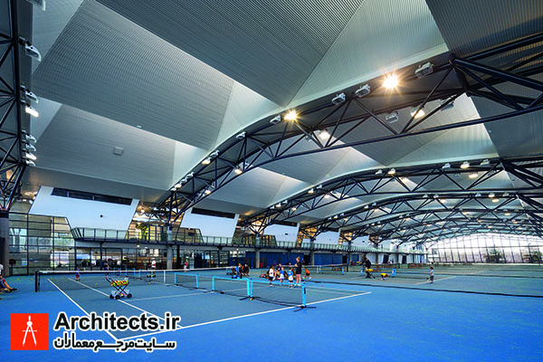 طراحی استادیوم مرکزی تنیس ملبورن