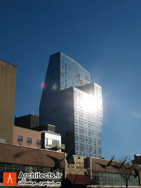 برج مسکونی آبی نیویورک 