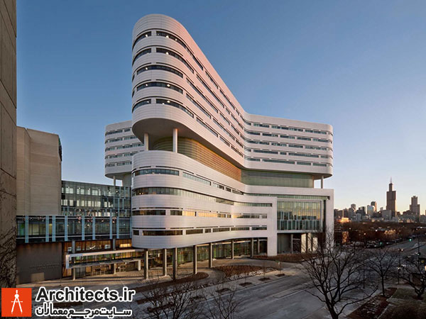 ساختمان جدید دانشگاه پزشکی Rush