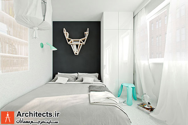 طراحی داخلی 3 آپارتمان با رنگ سفید و با سبک های متفاوت