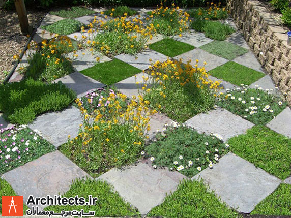 چند الگوی رایج چیدمان سنگفرش مناسب برای طراحی باغ و حیاط