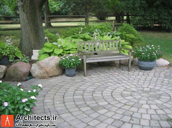 چند الگوی رایج چیدمان سنگفرش مناسب برای طراحی باغ و حیاط