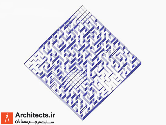معماری و طراحی هزارتو از جنس استیل