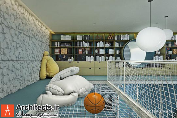 طراحی داخلی آپارتمانی سرزنده، شاداب و مناسب روحیات کودکان