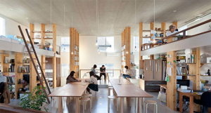 یک شرکت دکوراسیون ژاپنی طراحی داخلی دفتر کار خود را انجام داد